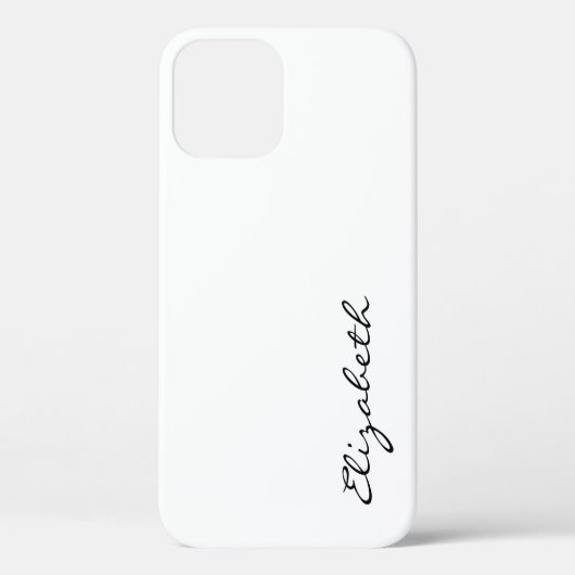 Gewoon witte achtergrond Case-Mate iPhone case (Achterkant)