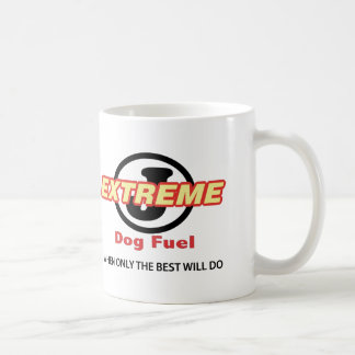Gewoon witte cirkel J Extreme Dog Fuel Coffee Mok
