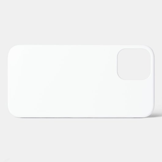 Gewoon witte Hoesje-Mate iPhone case (Achterkant (horizontaal))