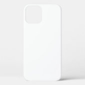 Gewoon witte Hoesje-Mate iPhone case (Achterkant)
