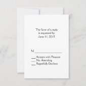 Gewoon witte RSVP (Voorkant)