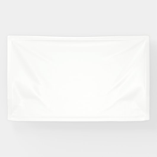 Gewoon witte vaste kleur Pas deze aan Spandoek (Horizontaal)