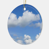 Gewoon Wolken Keramisch Ornament (Links)