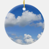 Gewoon Wolken Keramisch Ornament (Achterkant)