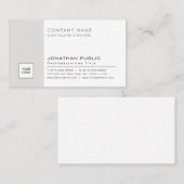 Gewoon zakelijk Modern Professioneel Elegant Logo Visitekaartje (Voorkant / Achterkant)