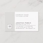 Gewoon zakelijk Modern Professioneel Elegant Logo Visitekaartje (Voorkant)