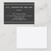 Gewoon, zakelijk Visitekaartje (Voorkant / Achterkant)