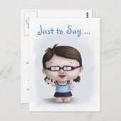 "Gewoon zeggen... Ik juffrouw jullie Briefkaart (Voorkant / Achterkant)