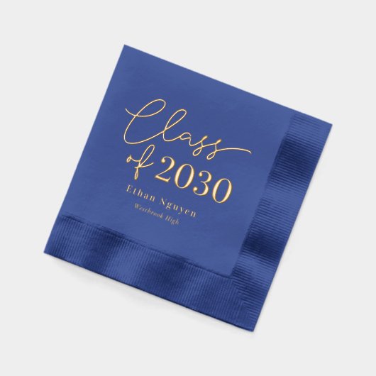 Gewoon zelfverzekerde afstudeerfeest Folie servett Folie Servetten (Links)
