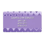 Gewoon ZigZag - Paars Etiket (Voorkant)