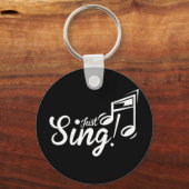 Gewoon zingen. sleutelhanger (Voorkant)