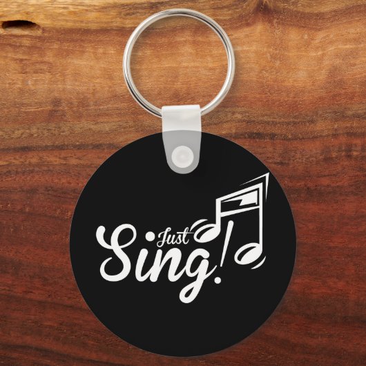 Gewoon zingen. sleutelhanger (Voorkant)