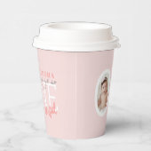 gewoon zo ONEderful girly verjaardagsfoto Papieren Bekers (Rechts)