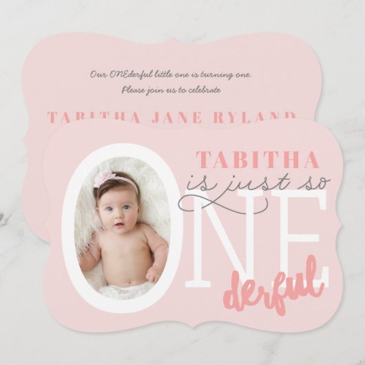 Gewoon zo ONEderful Kaart (Voorkant / Achterkant)