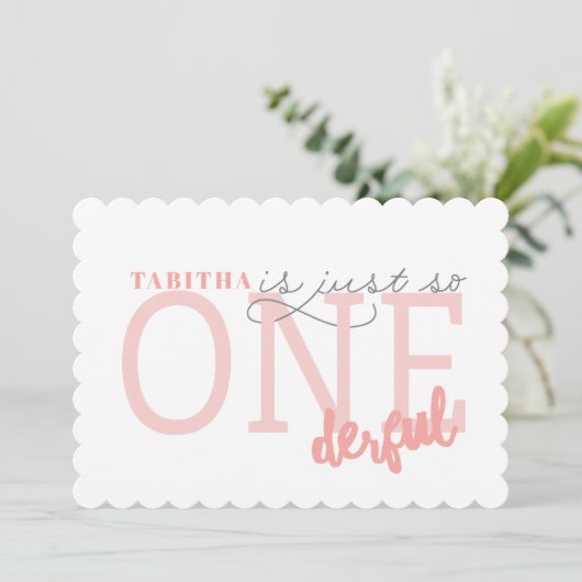 Gewoon zo ONEderful Kaart (Staand voorkant)