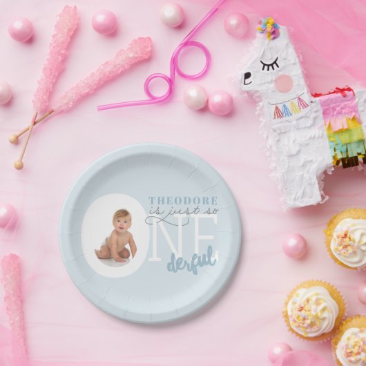 gewoon zo ONEderful Papieren Bordje (Feest)