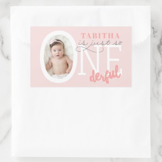 gewoon zo ONEderful Rechthoekige Sticker (Tas)