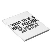 Gewoon zo stom notitieblok (Schuin)