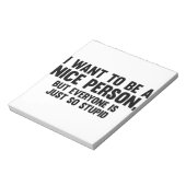 Gewoon zo stom notitieblok (Linkerzijde)