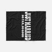 Gewoon zo ver gehuwd als zo'n mooie bruidbruid fleece deken (Voorkant (Horizontaal))