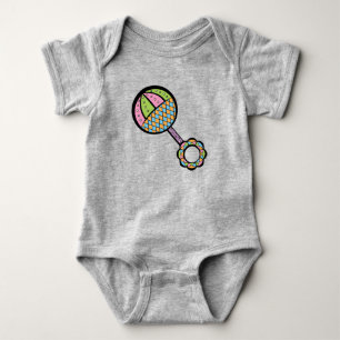 Gewoon Zoete Rattel Baby Body Romper