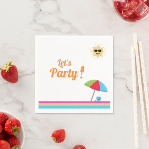 Gewoon zomer papier servet