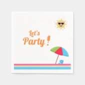 Gewoon zomer papier servet (Voorkant)