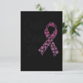 Gewoon zorgen voor borstkanker kaart (Staand voorkant)