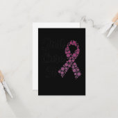 Gewoon zorgen voor borstkanker kaart (Voorkant / Achterkant in situ)