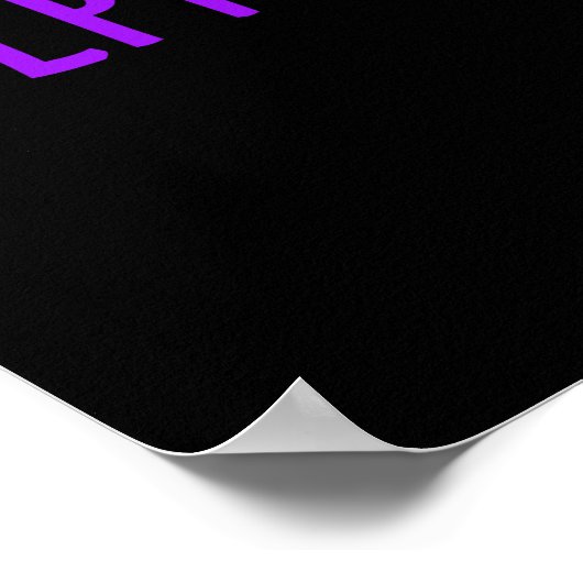 Gewoon zorgen voor Epilepsy Bewustheid Ribbon Poster (Hoek)