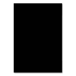 Gewoon zwart 3,5 "x 5" Semi-Gloss Blank Wedding Kaart