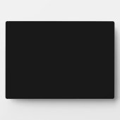 Gewoon zwart 5" x 7" fotoplaat (voorkant)