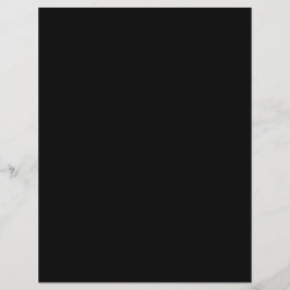 Gewoon zwart 8,5 "x 11" Gloss Blank Wedding Progra