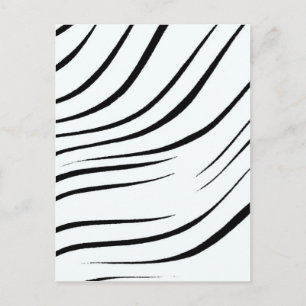 Gewoon zwart en wit briefkaart