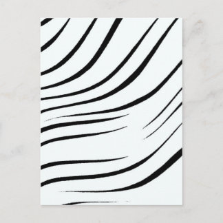 Gewoon zwart en wit briefkaart