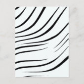 Gewoon zwart en wit briefkaart (Voorkant)