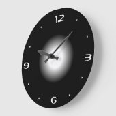 Gewoon zwart en wit >Klokjes voor keuken Grote Klok (Hoek)