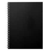 Gewoon zwart notitieboek (Voorkant)