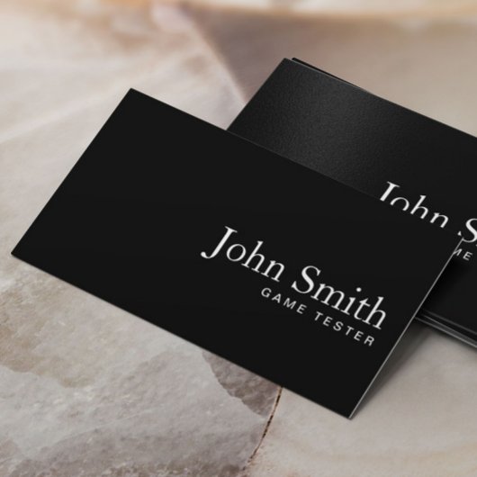 Gewoon zwart QR-Visitekaartje voor het testen van  Visitekaartje