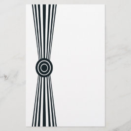 Gewoon zwart-wit briefpapier