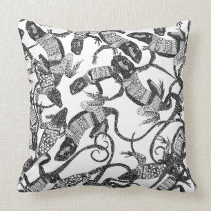 gewoon zwart wit kussen