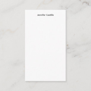 Gewoon zwart-wit minimalistisch modern informatiekaartje