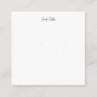 Gewoon zwart wit minimalistische kalligrafie