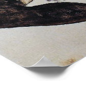 Gewoonde vrouw, Egon Schiele, 1917, 16 W x 24 H Poster (Hoek)