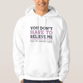 Gewoonlijk juist hoodie (Voorkant)