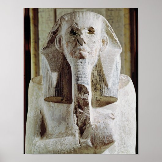 Gewoonlijk standbeeld van koning Djoser Poster (Voorkant)