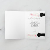 GEWOONTE Ik hou van je Kat Dame Slim Romantisch Gr Kaart (Binnen)