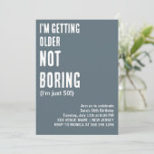 GEWOONTE IK WORD OUDER NIET SAAI GRAPPIGE VERJAARD KAART (Staand voorkant)