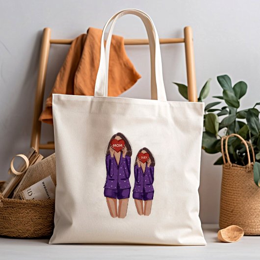 gewoonte, moeder, dochter, moederdag, cadeau, tote bag