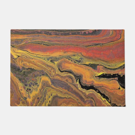 Gewoonte van het liefhebben van 2 abstracte deurma deurmat (Voorkant)
